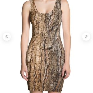 Tree Bark Dress size S WORN ONCE